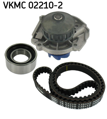 SKF VKMC 02210-2 Pompa acqua + Kit cinghie dentate